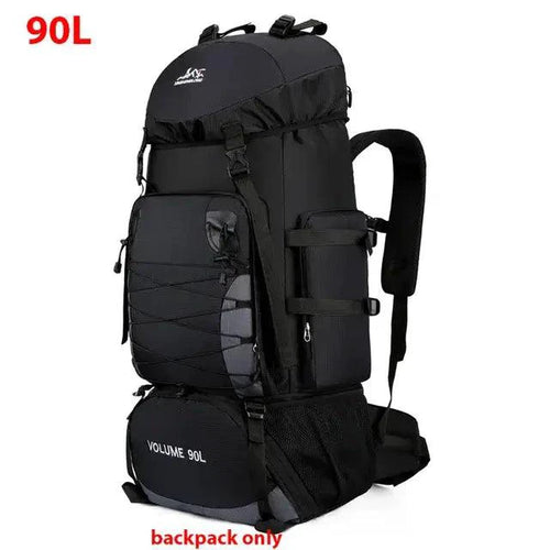 Mandotos Expedition Pro Backpack with multiple compartments and padded straps for outdoor hiking and travel.