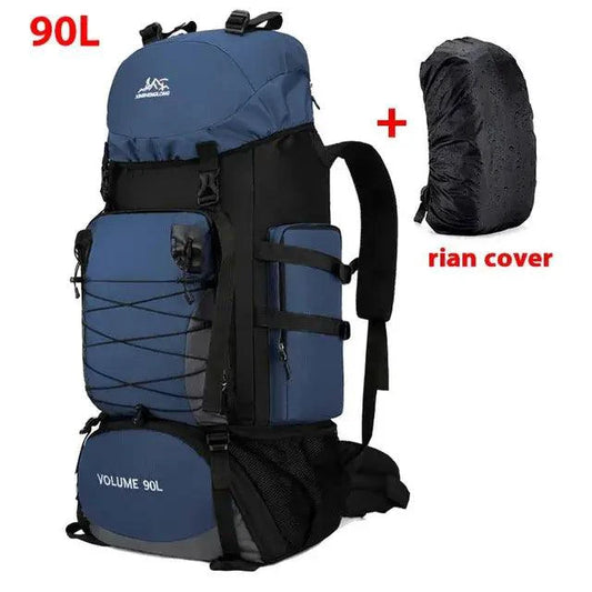 Mandotos Expedition Pro Backpack with multiple compartments, padded straps, and sturdy design for outdoor adventures.