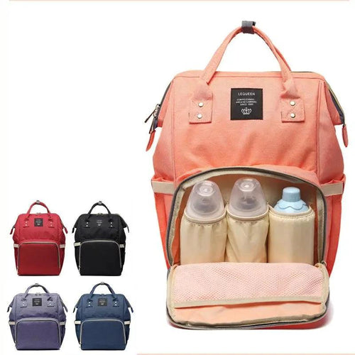 Mandotos Fashion Mummy Maternity Nappy Bag with multiple compartments and stylish design for new moms.