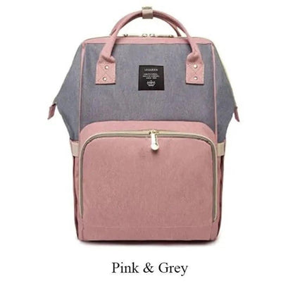 Mandotos fashion mummy maternity nappy bag with multiple compartments and stylish design for new moms.
