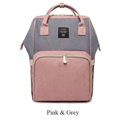 Mandotos fashion mummy maternity nappy bag with multiple compartments and stylish design for new moms.