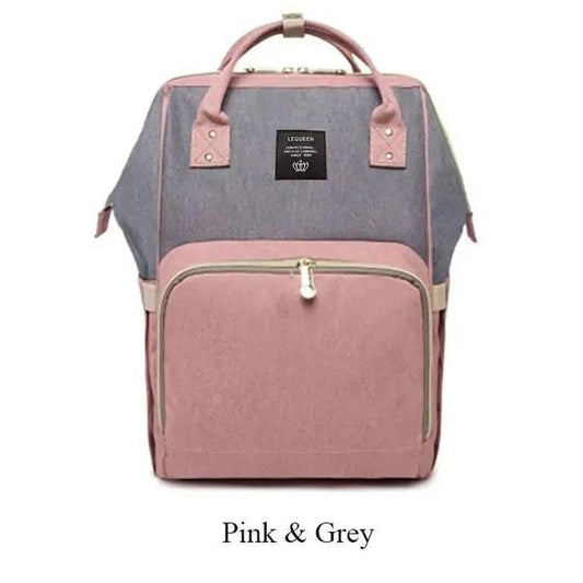 Mandotos fashion mummy maternity nappy bag with multiple compartments and stylish design for new moms.