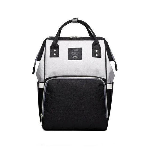 Mandotos Fashion Mummy Maternity Nappy Bag with multiple compartments and stylish design, perfect for carrying baby essentials.