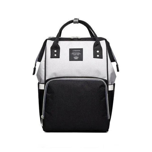 Mandotos Fashion Mummy Maternity Nappy Bag with multiple compartments and stylish design, perfect for carrying baby essentials.