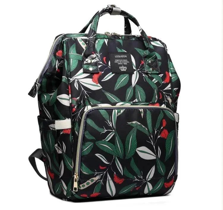Mandotos Fashion Mummy Maternity Nappy Bag with multiple compartments and stylish design for moms on the go.