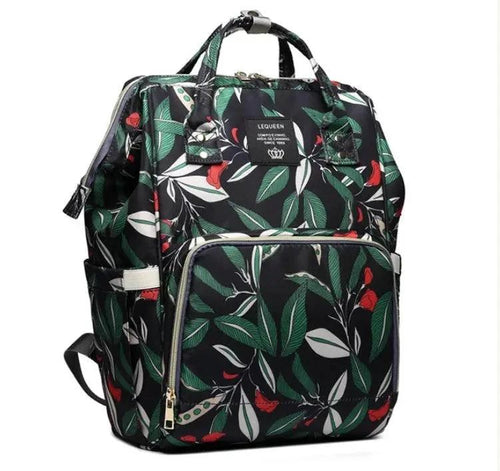 Mandotos Fashion Mummy Maternity Nappy Bag with multiple compartments and stylish design for moms on the go.