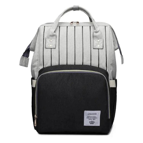 Mandotos Fashion Mummy Maternity Nappy Bag with multiple compartments and stylish design, perfect for carrying baby essentials.