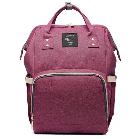 Mandotos Fashion Mummy Maternity Nappy Bag with multiple compartments and stylish design, perfect for moms on the go.
