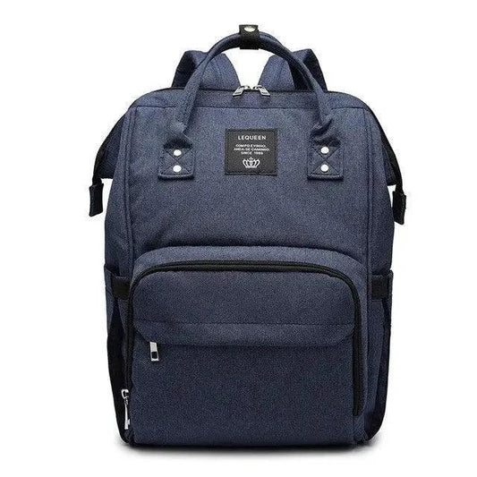 Mandotos Fashion Mummy Maternity Nappy Bag showing stylish design with multiple compartments and adjustable straps.