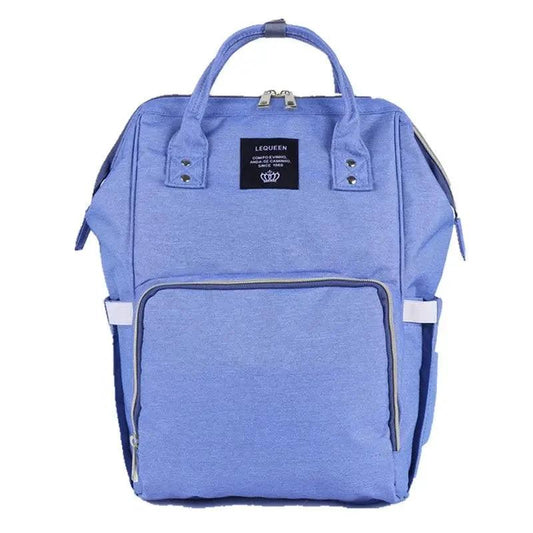Mandotos Fashion Mummy Maternity Nappy Bag showing multiple compartments and stylish design for moms on the go.