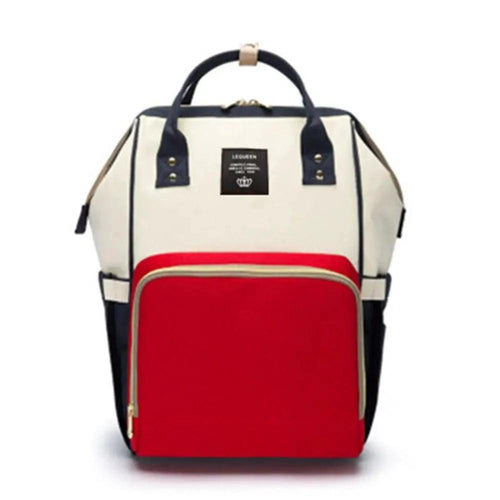 Mandotos Fashion Mummy Maternity Nappy Bag with multiple compartments, stylish design, and adjustable straps for new moms.