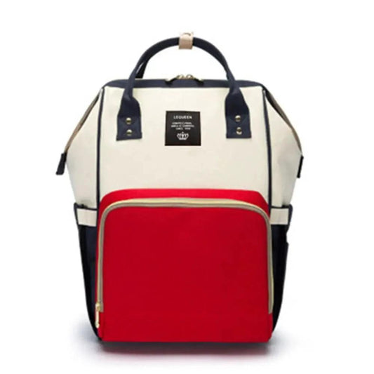 Mandotos Fashion Mummy Maternity Nappy Bag with multiple compartments, stylish design, and adjustable straps for new moms.