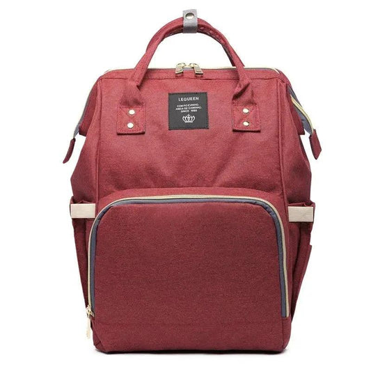 Mandotos Fashion Mummy Maternity Nappy Bag with multiple compartments and stylish design for expecting mothers.