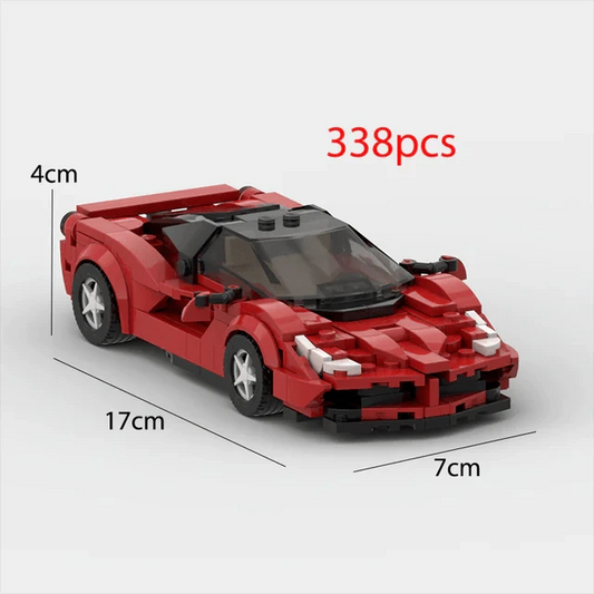 Mandotos Ferrari F1 racing toy car, detailed miniature replica with red body and racing decals, perfect for collectors and young fans.