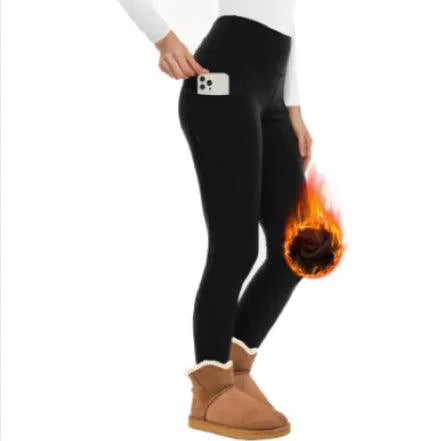 Mandotos FlexiForm high-waist fitness leggings shown on a model, featuring a snug fit and breathable fabric for active workouts.