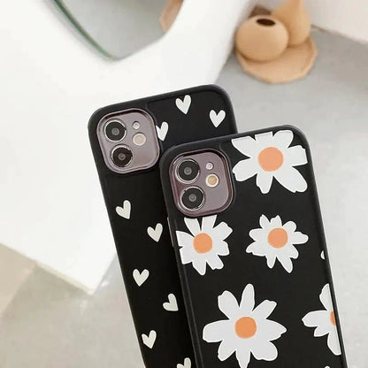 Mandotos Floral Love phone case featuring colorful floral design on a protective phone cover.