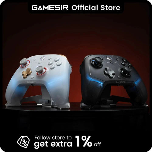 Mandotos GameSir Cyclone 2 wireless Bluetooth controller for Nintendo Switch, iPhone, and Android with Hall Effect joysticks