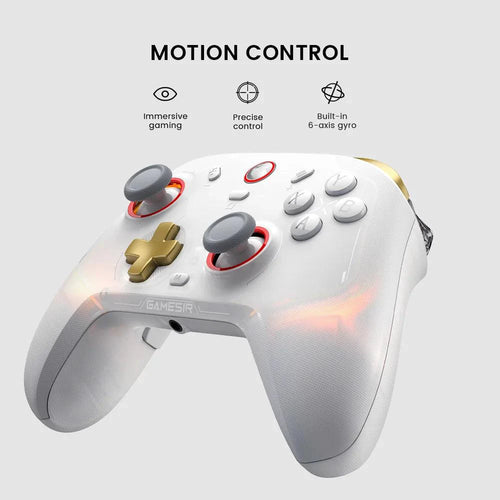 MANDOTOS GameSir Cyclone 2 wireless Bluetooth controller for Nintendo Switch, iPhone, and Android with Hall Effect joysticks