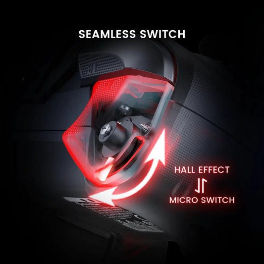 Mandotos GameSir Cyclone 2 wireless Bluetooth game controller with Hall Effect joystick for Nintendo Switch, iPhone, and Android devices.