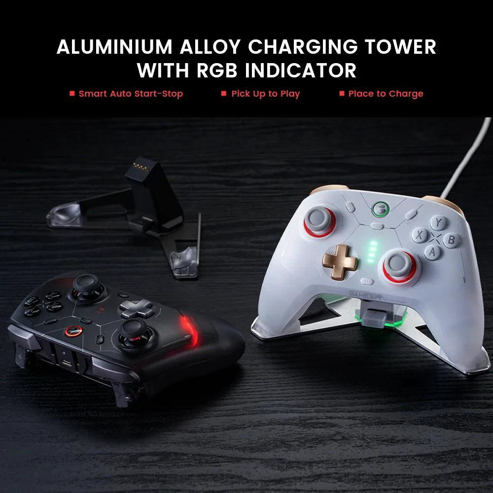 Mandotos GameSir Cyclone 2 wireless controller for Nintendo Switch, iPhone, Android with Bluetooth and Hall Effect joystick.
