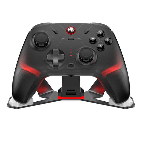 Mandotos GameSir Cyclone 2 wireless Bluetooth controller for Nintendo Switch, iPhone, and Android with Hall Effect joystick.