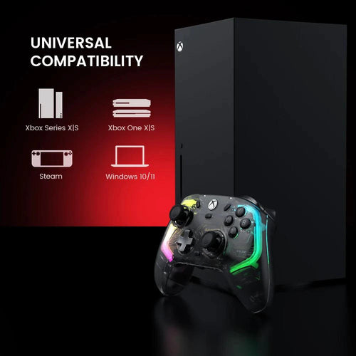 Mandotos GameSir Kaleid Flux Xbox wired controller with Hall Effect joystick for Xbox Series X, Series S, and Xbox One consoles.