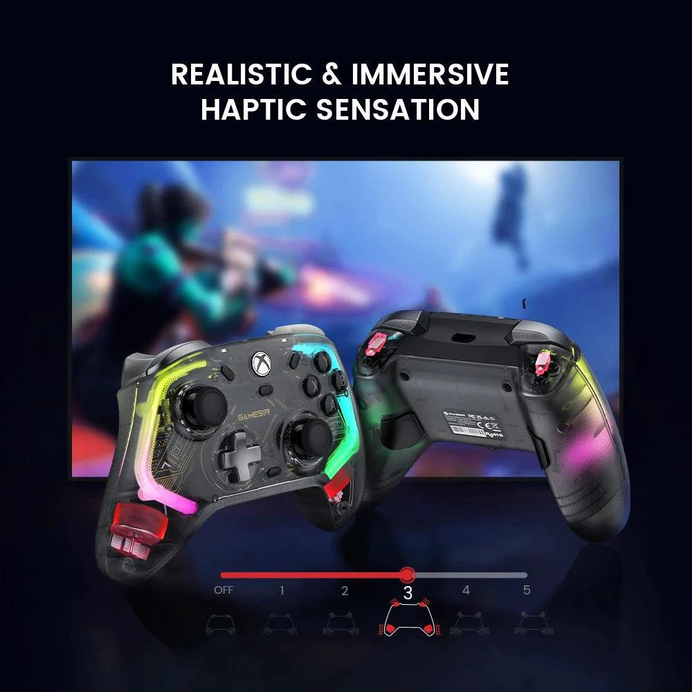 Mandotos GameSir Kaleid Flux Xbox wired controller with Hall Effect joystick for Xbox Series X, S, and One consoles.