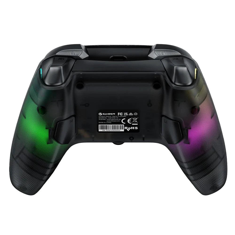 Mandotos GameSir Kaleid Flux Xbox wired controller for Xbox Series X/S and Xbox One with Hall Effect joystick and ergonomic design.