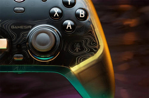 Mandotos GameSir Kaleid Flux wired Xbox controller with Hall Effect joystick for Xbox Series X, Series S, and Xbox One gaming consoles.
