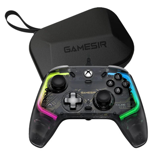 Mandotos GameSir Kaleid Flux Xbox wired controller with hall effect joystick for Xbox Series X, Series S, and Xbox One consoles.