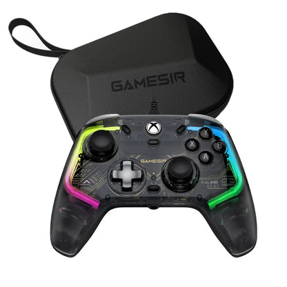 Mandotos GameSir Kaleid wired Xbox controller with Hall Effect joystick for Xbox Series X, Series S, and Xbox One gaming consoles.
