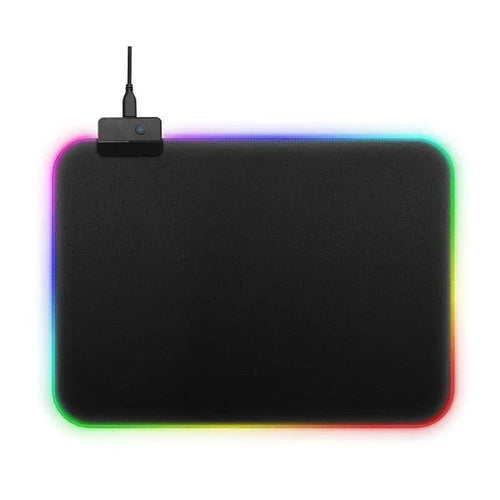MANDOTOS gaming mouse pad with smooth surface and non-slip base, designed for precise control during gaming sessions.