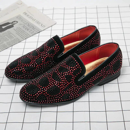 Gent's classic suede footwear by MANDOTOS, featuring a stylish brown design and comfortable slip-on style.