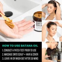 Mandotos Glow Restore Hair Mask in a jar showing its creamy texture and vibrant packaging for healthy, shiny hair.