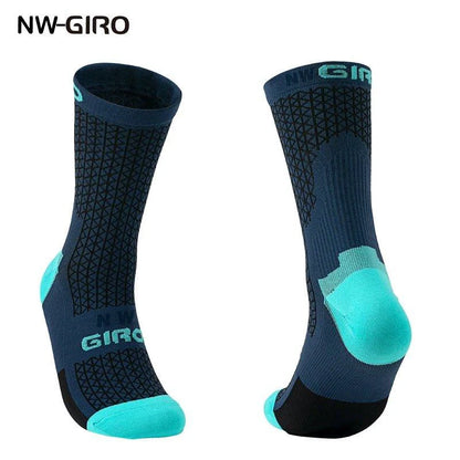 Mandotos Gsidi New cycling socks, high-quality compression for men and women, ideal for biking, running, and outdoor sports.