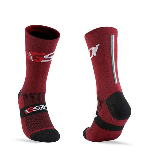 Mandotos Gsidi cycling socks, high-quality compression sports socks for men and women, ideal for running and outdoor biking.