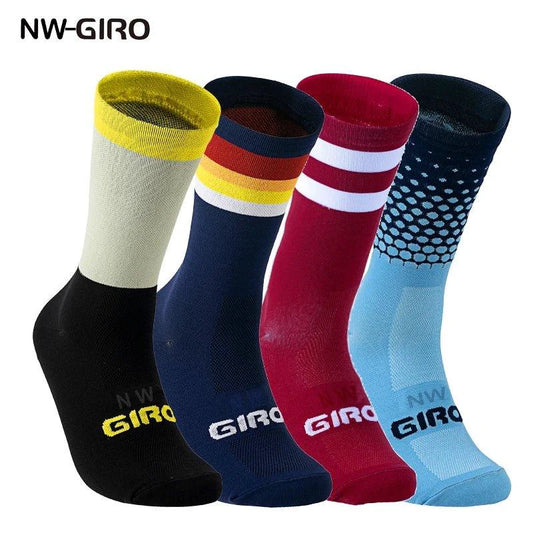 Mandotos Gsidi cycling socks, high-quality compression for men and women, ideal for outdoor biking and running sports.