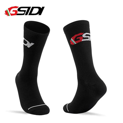 Mandotos Gsidi new cycling socks with high-quality compression for men and women, ideal for biking, running, and outdoor sports.
