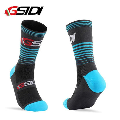 Mandotos Gsidi new cycling socks, high-quality compression for men and women, ideal for outdoor biking and running sports.