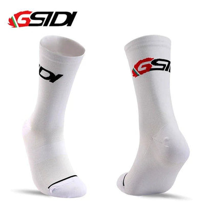 Mandotos Gsidi New cycling socks, high-quality compression sports socks for men and women, ideal for biking and running activities.