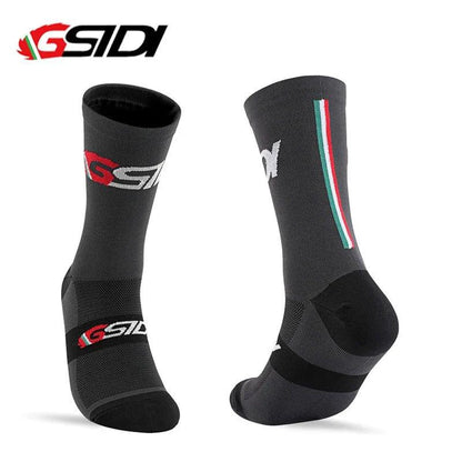 Mandotos Gsidi cycling socks for men and women, high-quality compression sports socks for biking and running.