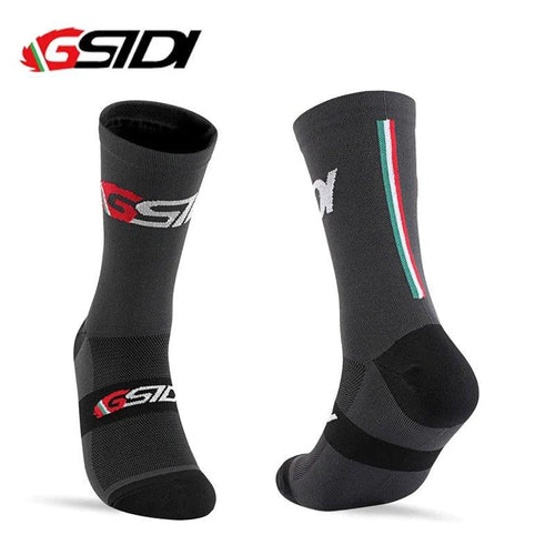 Mandotos Gsidi cycling socks for men and women, high-quality compression sports socks for biking and running.