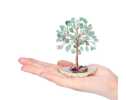 Mandotos Harmony Energy Feng Shui Trees with lush green leaves and natural wood trunks, designed to promote positive energy.