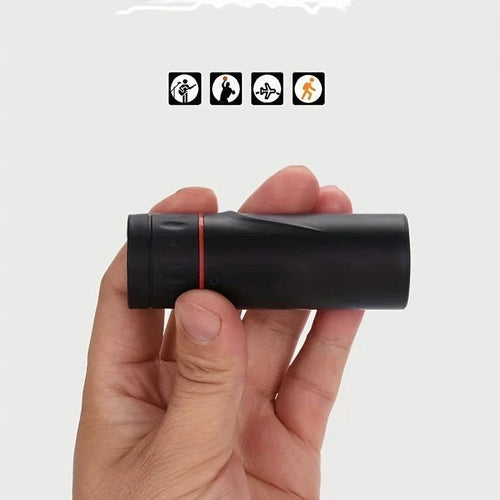 Mandotos HD Monocular Telescope 2000X25 compact and portable for outdoor activities, featuring a sturdy design and clear viewing lens.
