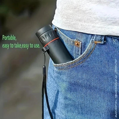 Mandotos HD Monocular Telescope 2000X25 compact and portable, ideal for outdoor activities and nature observation.