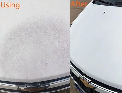 MANDOTOS HGKJ car paint and wheel iron particles remover spray cleaning metal surfaces and auto rims from rust and dust.