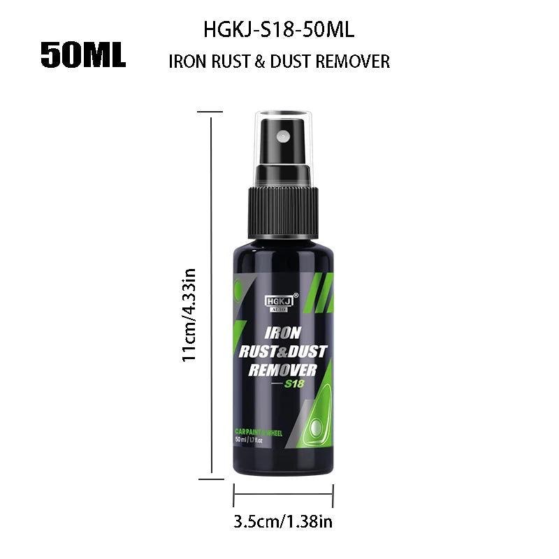 MANDOTOS HGKJ car paint and wheel iron particles powder cleaner spray removing rust and dust from metal surfaces and auto rims.