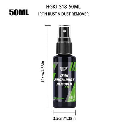 MANDOTOS HGKJ car paint and wheel iron particles powder cleaner spray removing rust and dust from metal surfaces and auto rims.