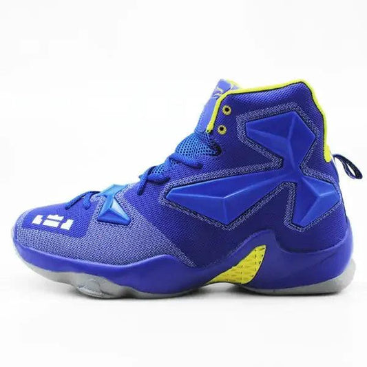 Mandotos high-performance outdoor basketball kicks showing black and red design, durable sole, and breathable upper for athletic play.