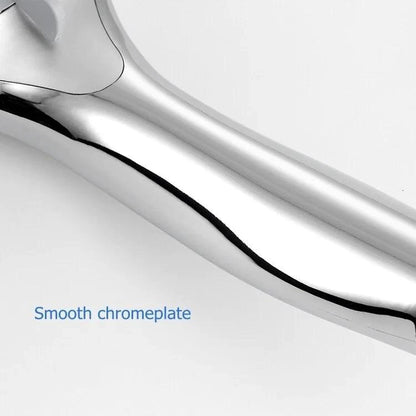 Mandotos high-pressure handheld shower with 5 modes and flexible hose, designed for adjustable water flow and easy use